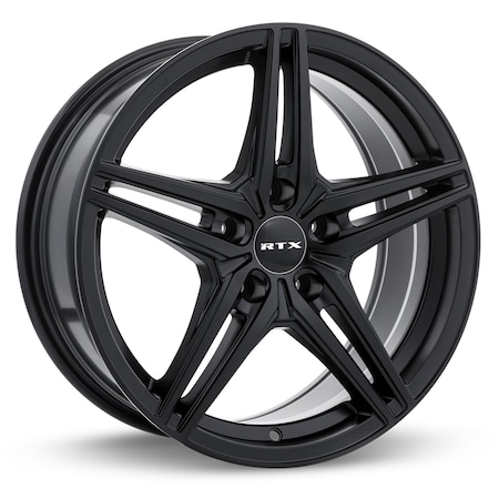 Rtx Alloy Wheel, BERN 15X6.5 5-112 40P C57.1 SATIN BLACK 082037